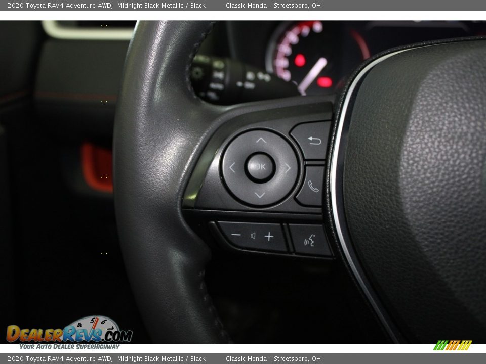 2020 Toyota RAV4 Adventure AWD Midnight Black Metallic / Black Photo #26