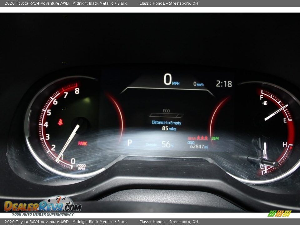 2020 Toyota RAV4 Adventure AWD Midnight Black Metallic / Black Photo #28