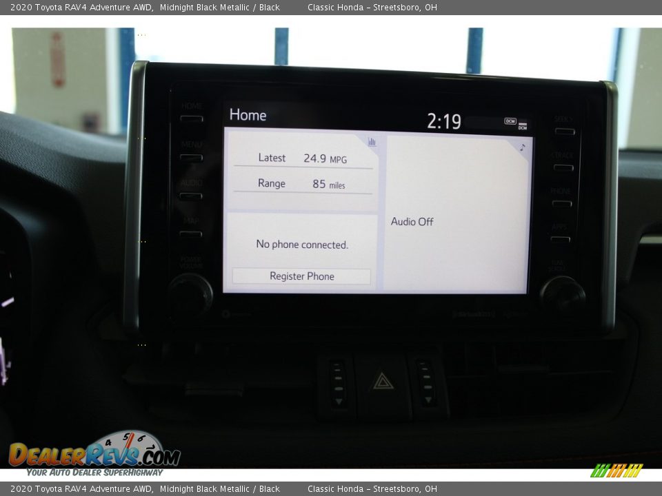 2020 Toyota RAV4 Adventure AWD Midnight Black Metallic / Black Photo #30