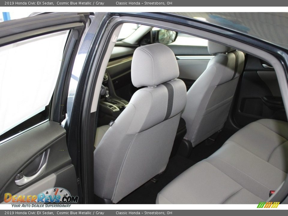 2019 Honda Civic EX Sedan Cosmic Blue Metallic / Gray Photo #24