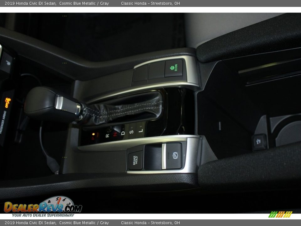 2019 Honda Civic EX Sedan Cosmic Blue Metallic / Gray Photo #34