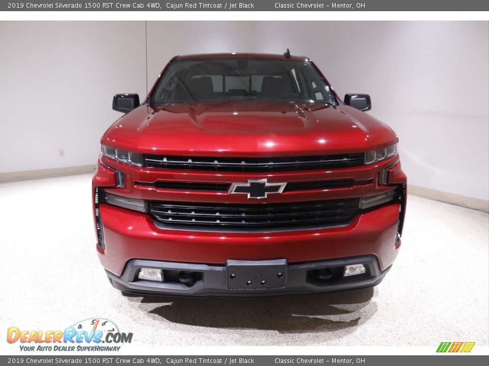 2019 Chevrolet Silverado 1500 RST Crew Cab 4WD Cajun Red Tintcoat / Jet Black Photo #2