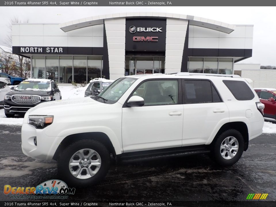 2016 Toyota 4Runner SR5 4x4 Super White / Graphite Photo #1