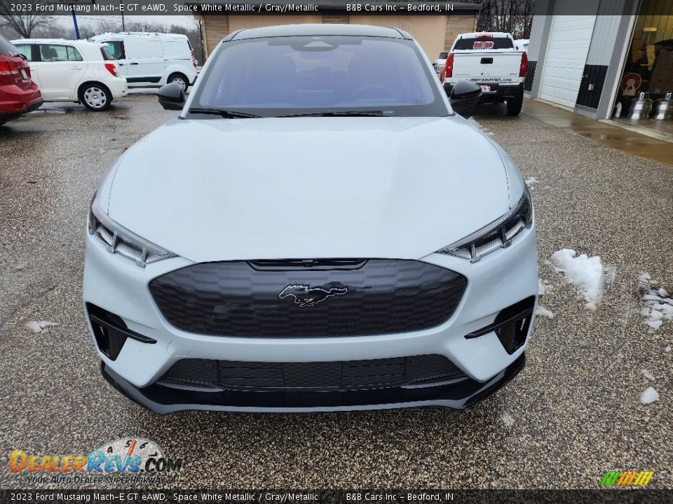 2023 Ford Mustang Mach-E GT eAWD Space White Metallic / Gray/Metallic Photo #3