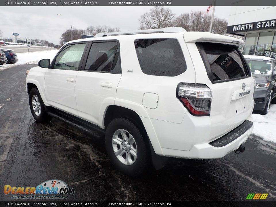 2016 Toyota 4Runner SR5 4x4 Super White / Graphite Photo #3
