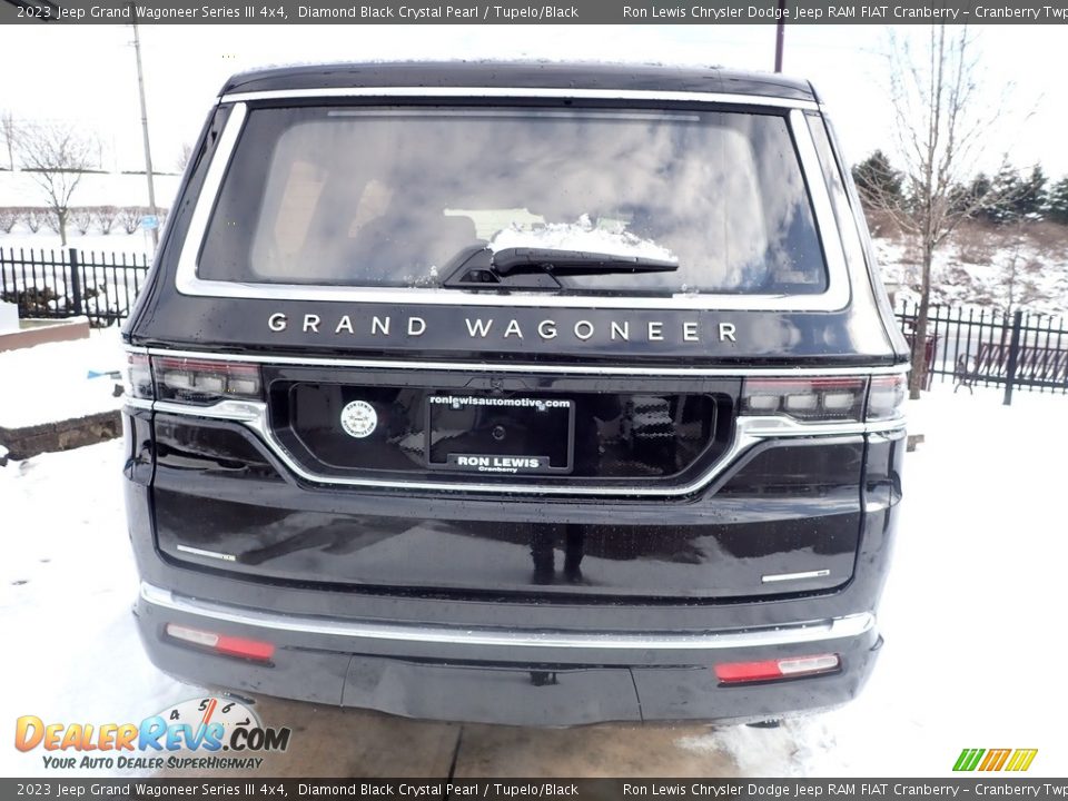 2023 Jeep Grand Wagoneer Series III 4x4 Diamond Black Crystal Pearl / Tupelo/Black Photo #6