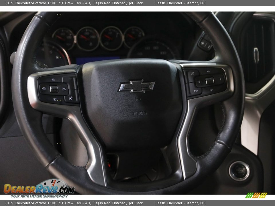 2019 Chevrolet Silverado 1500 RST Crew Cab 4WD Cajun Red Tintcoat / Jet Black Photo #8