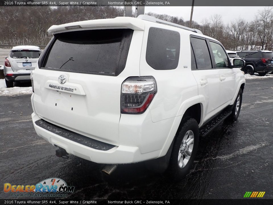 2016 Toyota 4Runner SR5 4x4 Super White / Graphite Photo #6