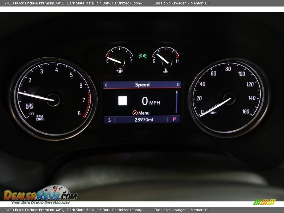 2020 Buick Enclave Premium AWD Dark Slate Metallic / Dark Galvinized/Ebony Photo #8