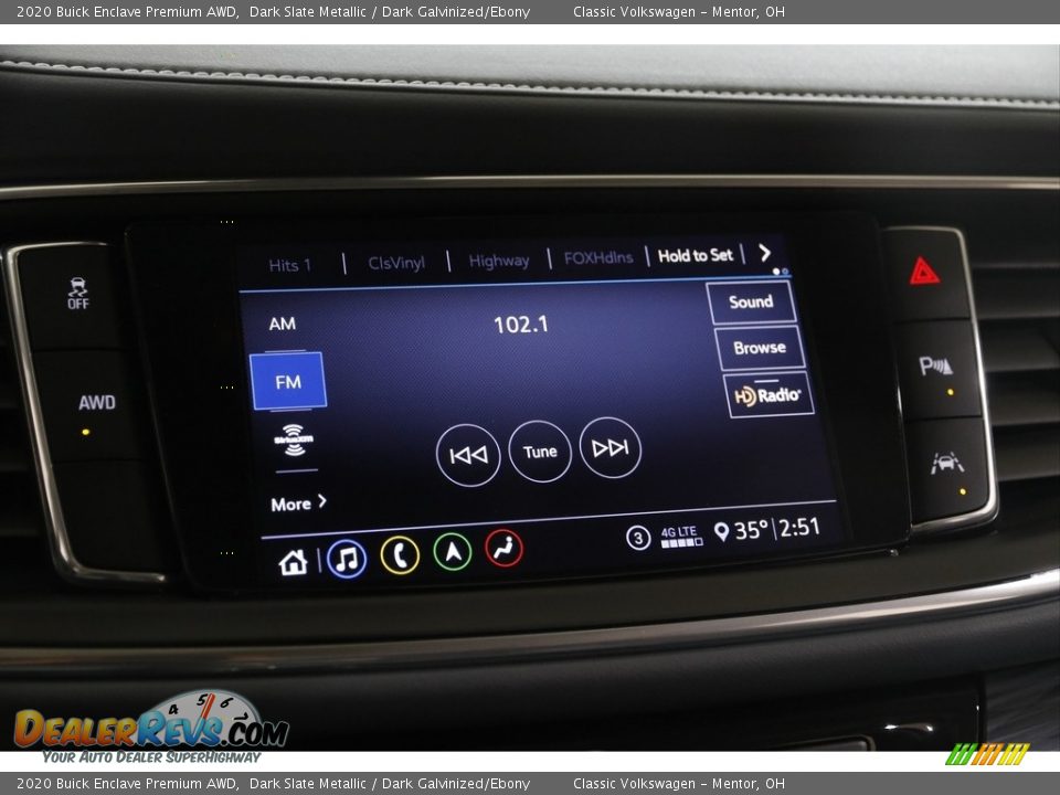 2020 Buick Enclave Premium AWD Dark Slate Metallic / Dark Galvinized/Ebony Photo #10