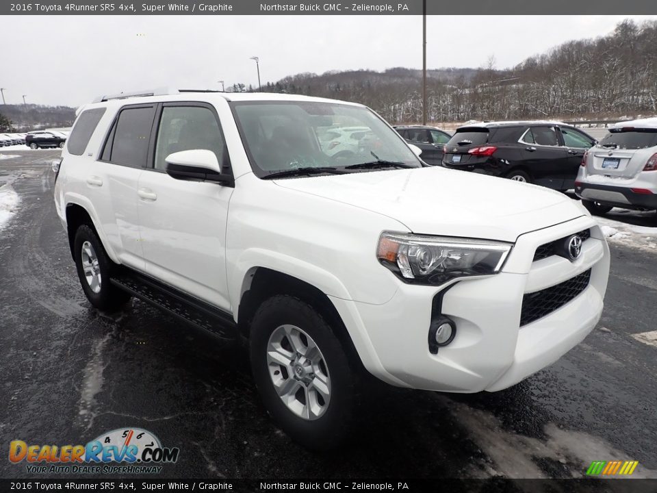 2016 Toyota 4Runner SR5 4x4 Super White / Graphite Photo #9