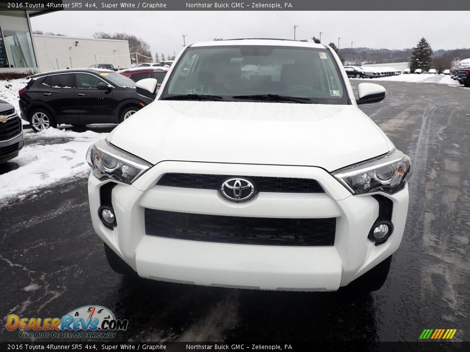 2016 Toyota 4Runner SR5 4x4 Super White / Graphite Photo #10