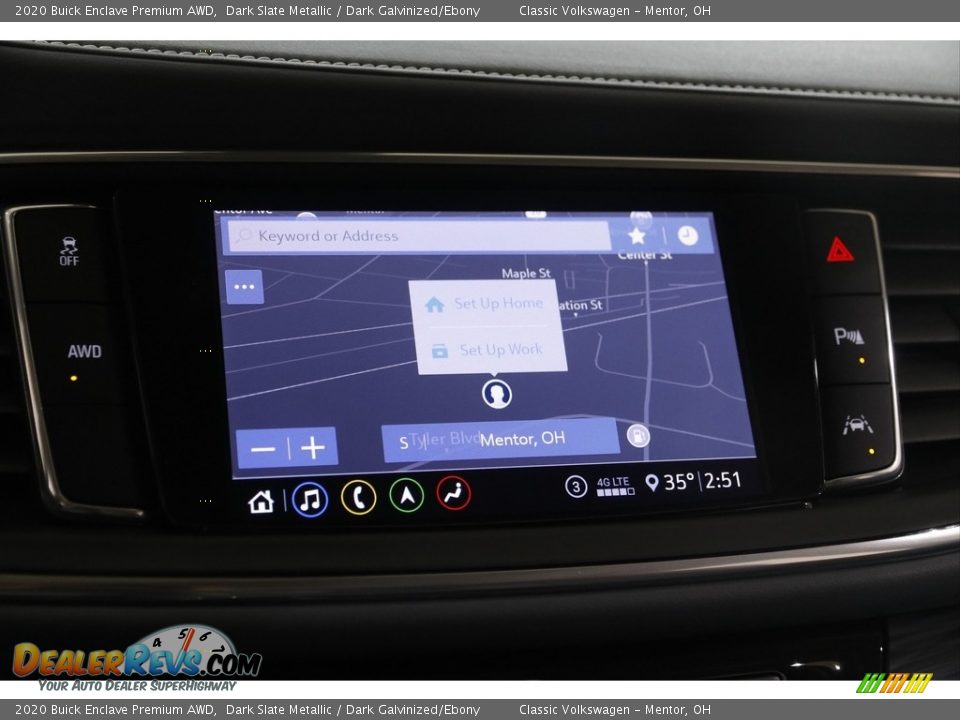 2020 Buick Enclave Premium AWD Dark Slate Metallic / Dark Galvinized/Ebony Photo #12