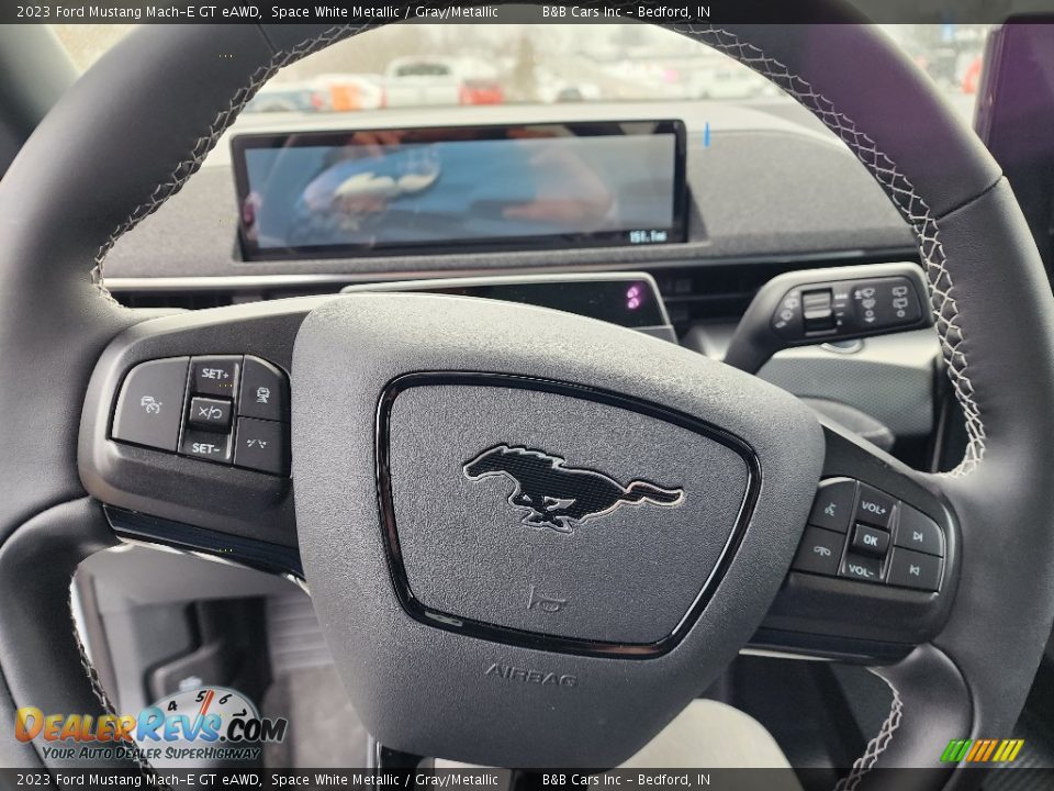 2023 Ford Mustang Mach-E GT eAWD Steering Wheel Photo #14