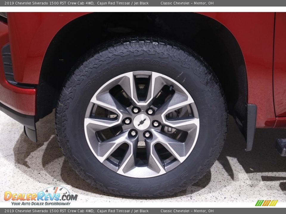 2019 Chevrolet Silverado 1500 RST Crew Cab 4WD Cajun Red Tintcoat / Jet Black Photo #22