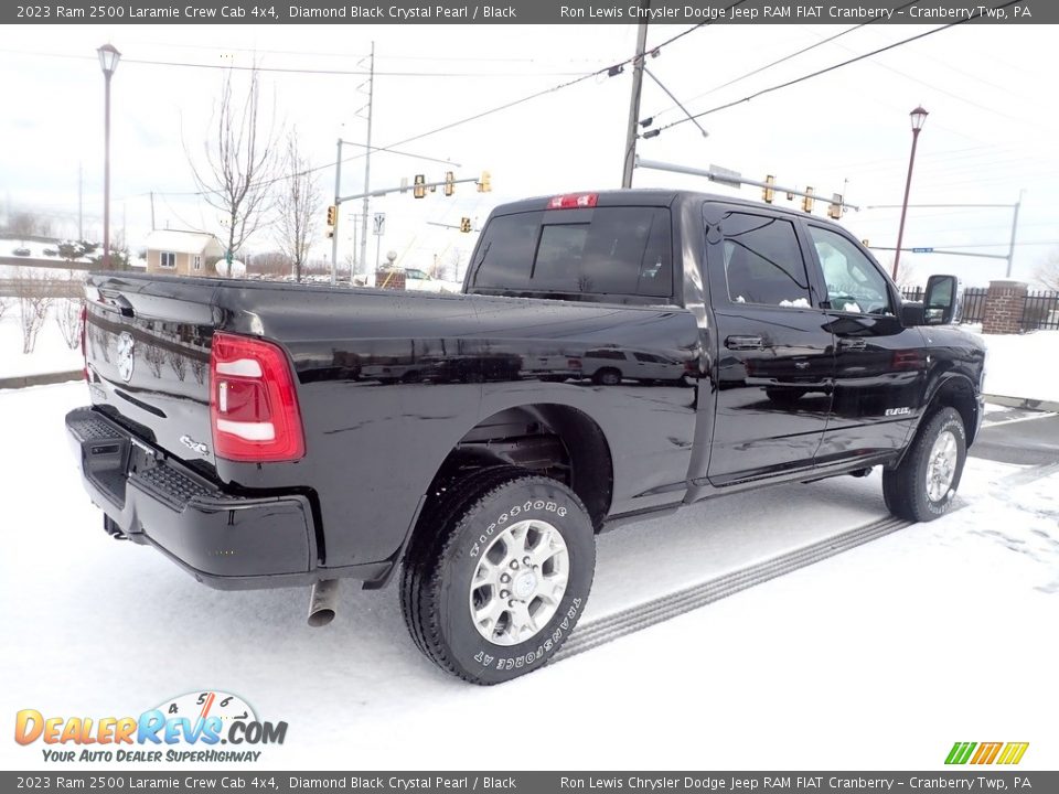 2023 Ram 2500 Laramie Crew Cab 4x4 Diamond Black Crystal Pearl / Black Photo #5