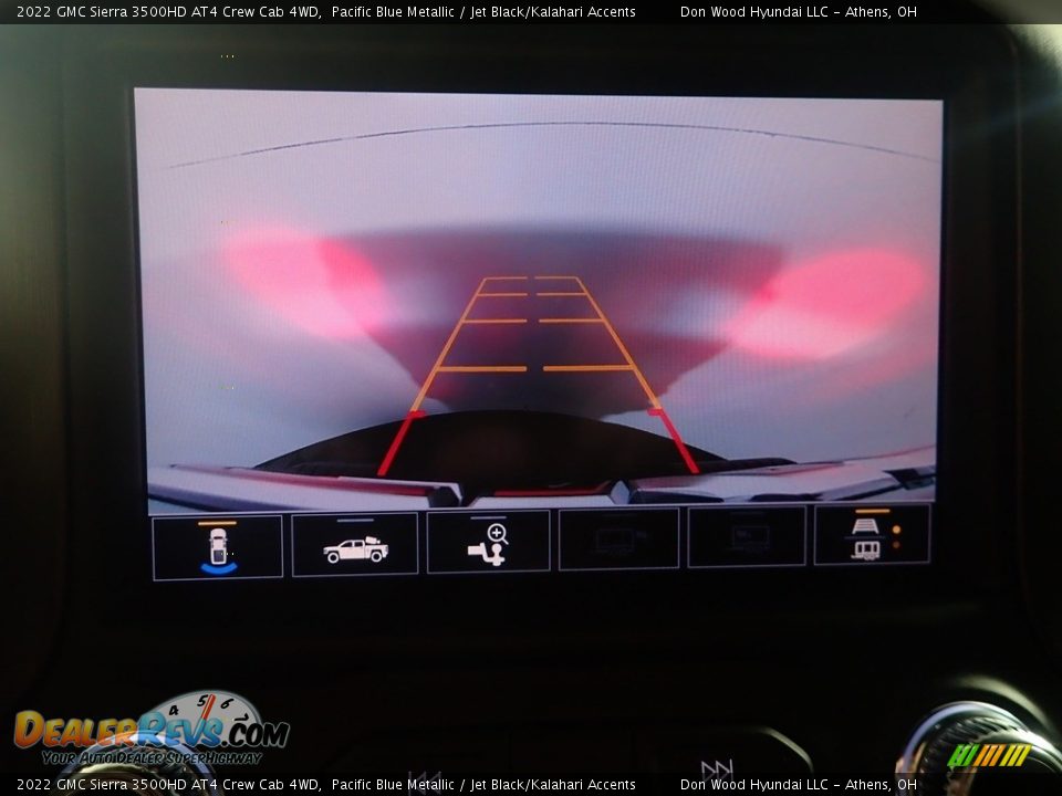 2022 GMC Sierra 3500HD AT4 Crew Cab 4WD Pacific Blue Metallic / Jet Black/Kalahari Accents Photo #2