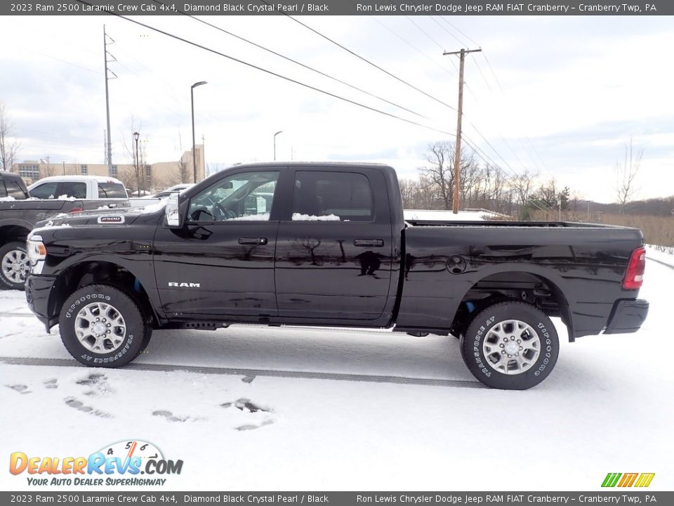 2023 Ram 2500 Laramie Crew Cab 4x4 Diamond Black Crystal Pearl / Black Photo #8