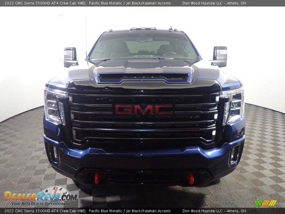 2022 GMC Sierra 3500HD AT4 Crew Cab 4WD Pacific Blue Metallic / Jet Black/Kalahari Accents Photo #5