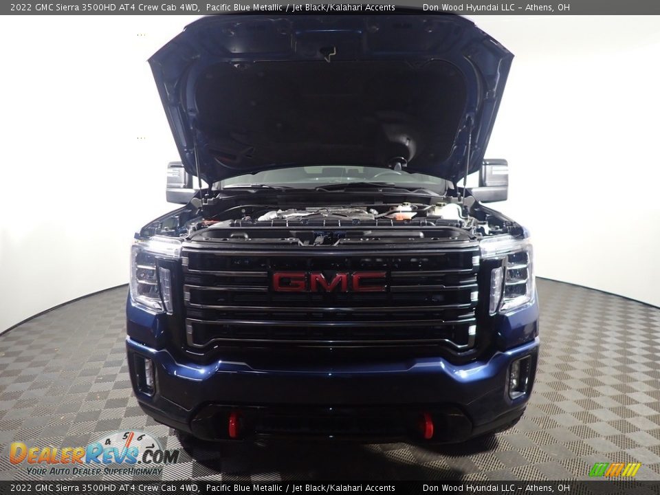 2022 GMC Sierra 3500HD AT4 Crew Cab 4WD Pacific Blue Metallic / Jet Black/Kalahari Accents Photo #6