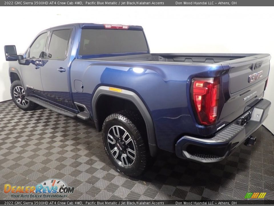 2022 GMC Sierra 3500HD AT4 Crew Cab 4WD Pacific Blue Metallic / Jet Black/Kalahari Accents Photo #11