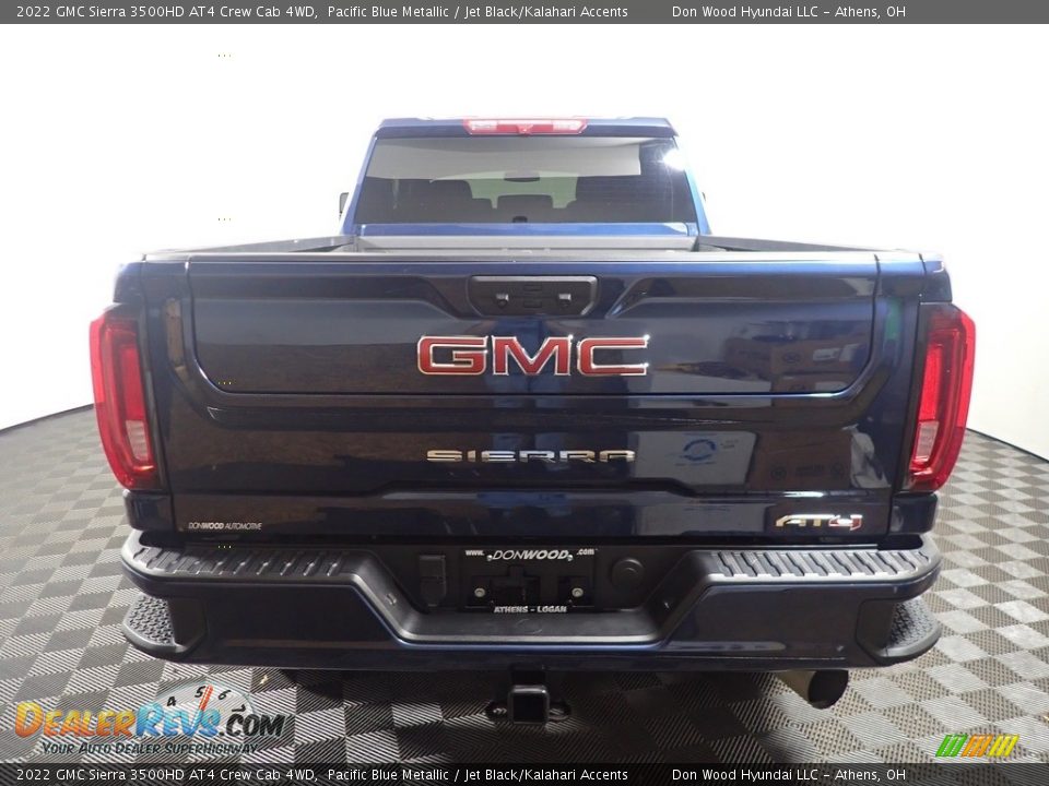 2022 GMC Sierra 3500HD AT4 Crew Cab 4WD Pacific Blue Metallic / Jet Black/Kalahari Accents Photo #12