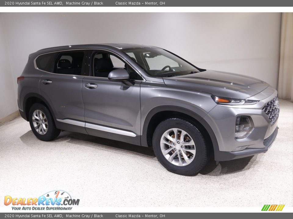 2020 Hyundai Santa Fe SEL AWD Machine Gray / Black Photo #1