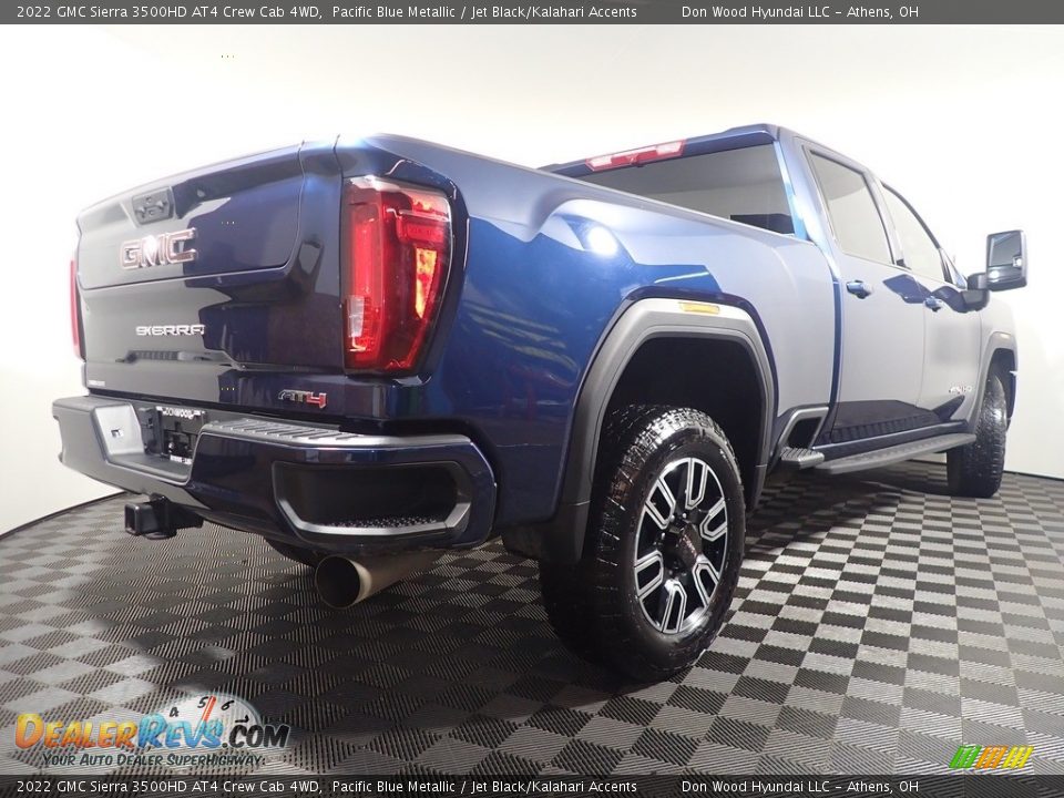 2022 GMC Sierra 3500HD AT4 Crew Cab 4WD Pacific Blue Metallic / Jet Black/Kalahari Accents Photo #15