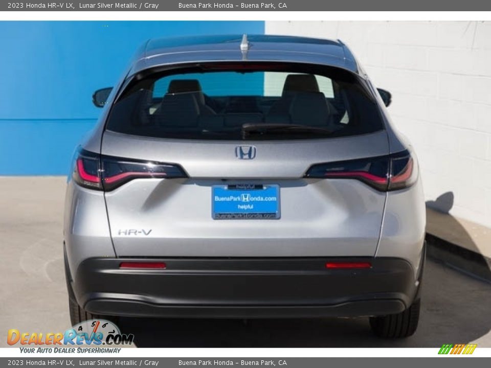 2023 Honda HR-V LX Lunar Silver Metallic / Gray Photo #7