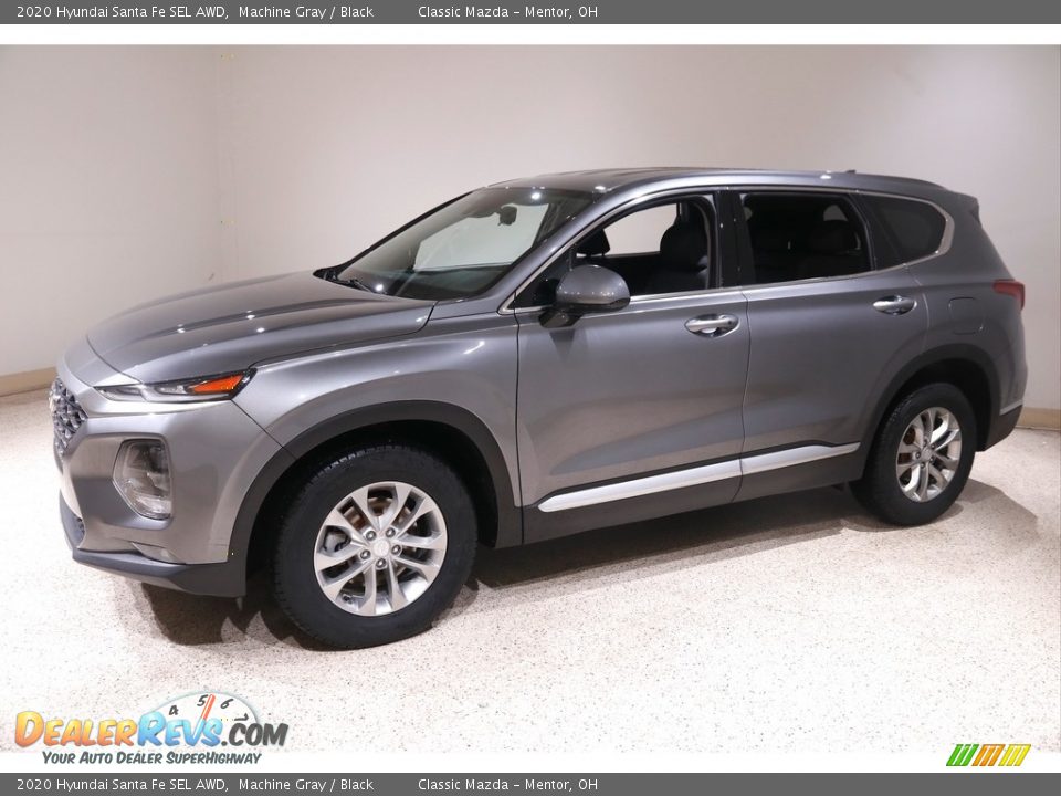 2020 Hyundai Santa Fe SEL AWD Machine Gray / Black Photo #3