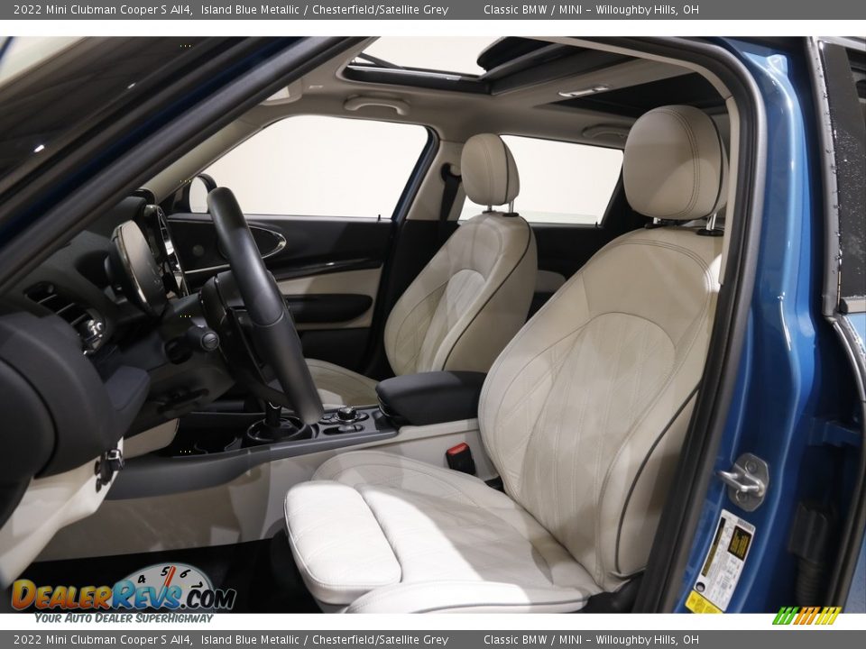 Chesterfield/Satellite Grey Interior - 2022 Mini Clubman Cooper S All4 Photo #5