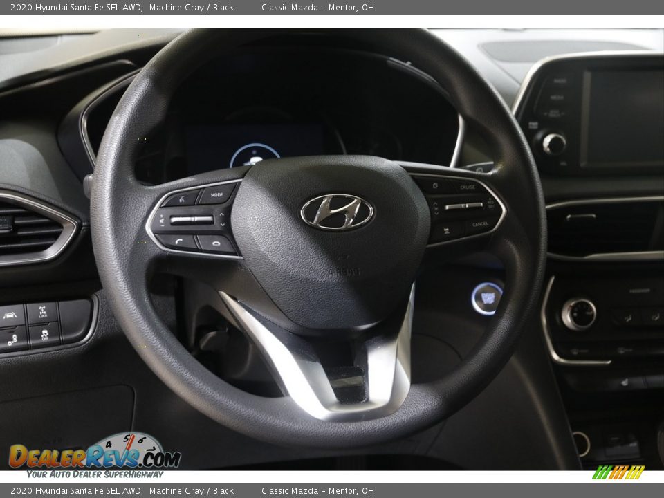 2020 Hyundai Santa Fe SEL AWD Machine Gray / Black Photo #7