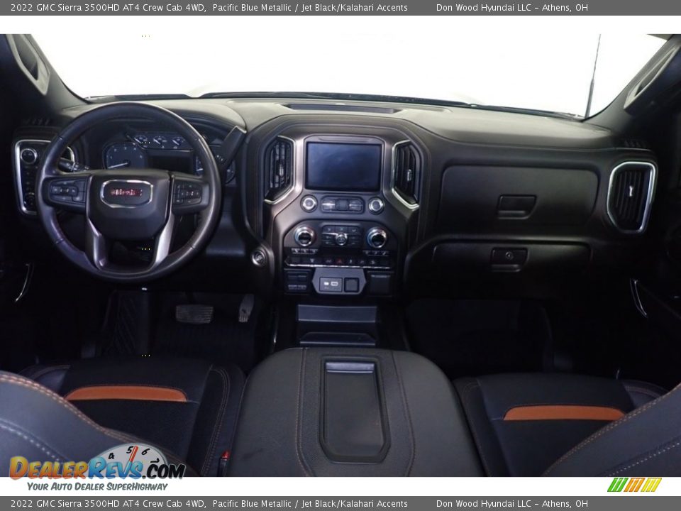 2022 GMC Sierra 3500HD AT4 Crew Cab 4WD Pacific Blue Metallic / Jet Black/Kalahari Accents Photo #21