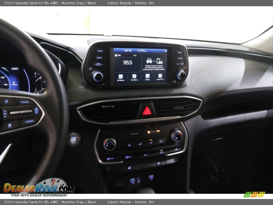 2020 Hyundai Santa Fe SEL AWD Machine Gray / Black Photo #9