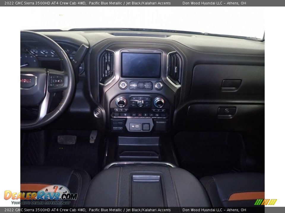 2022 GMC Sierra 3500HD AT4 Crew Cab 4WD Pacific Blue Metallic / Jet Black/Kalahari Accents Photo #22