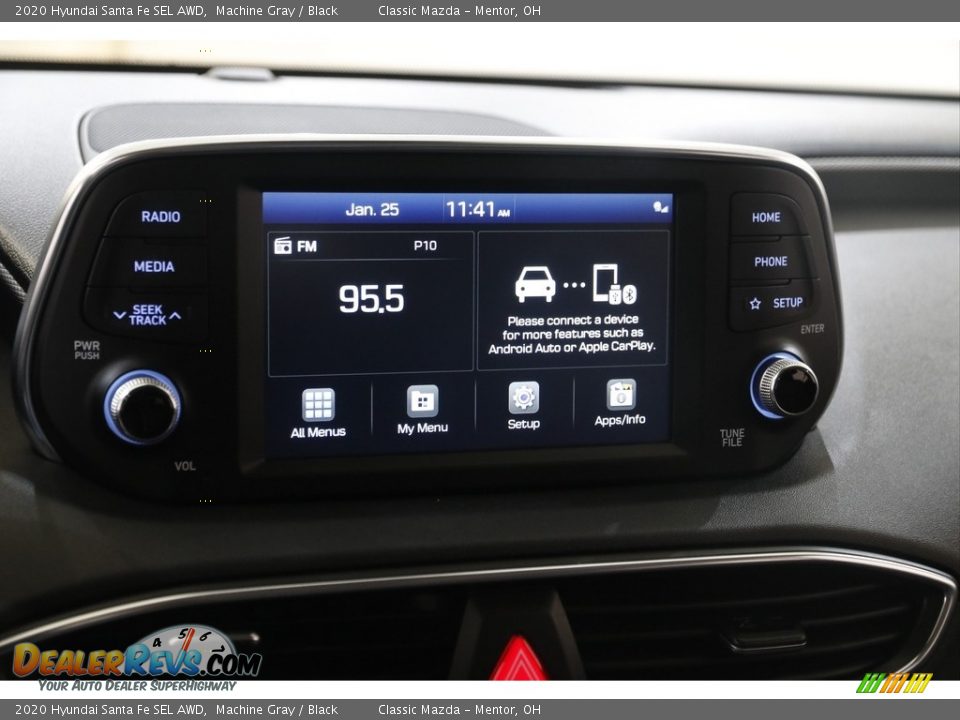 2020 Hyundai Santa Fe SEL AWD Machine Gray / Black Photo #10