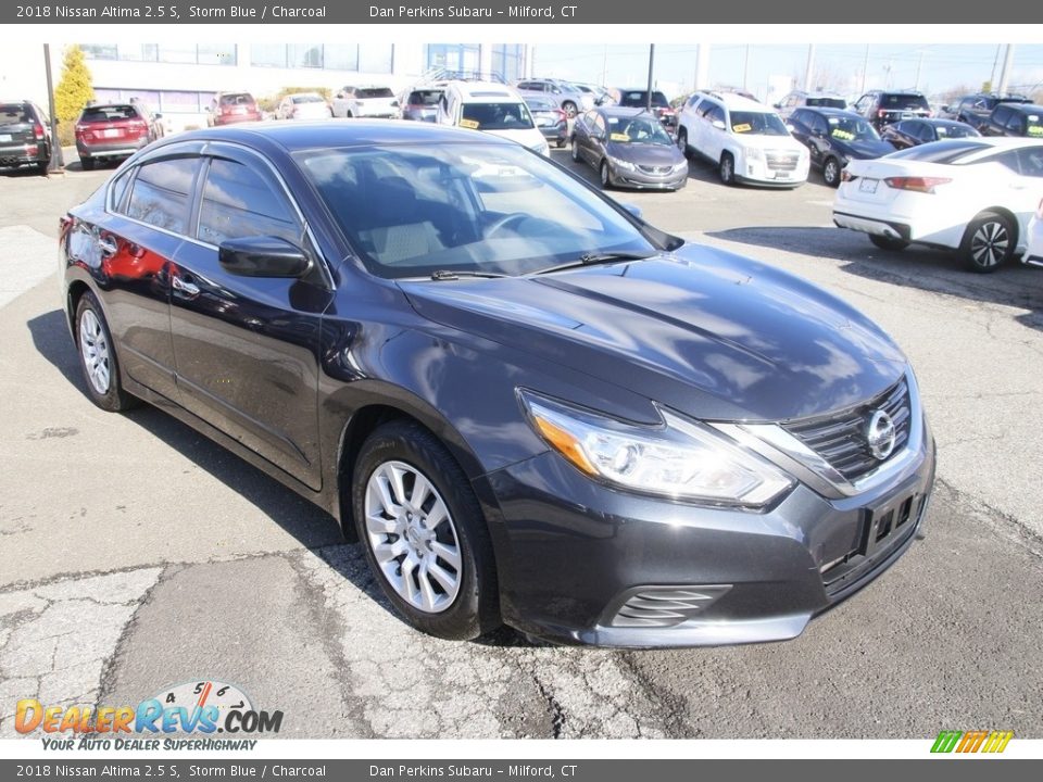 2018 Nissan Altima 2.5 S Storm Blue / Charcoal Photo #3