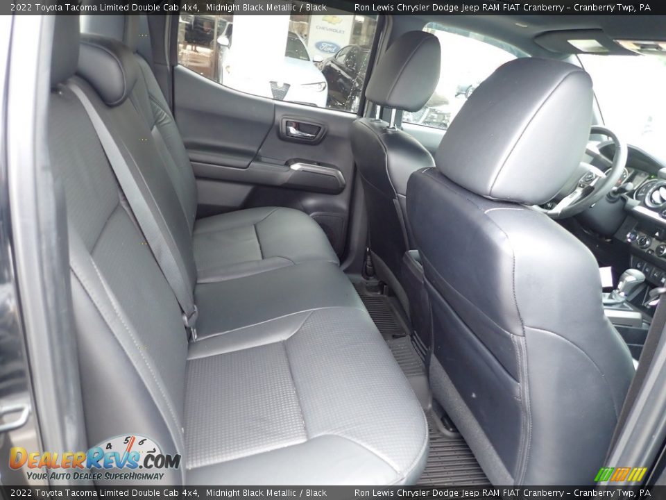 Rear Seat of 2022 Toyota Tacoma Limited Double Cab 4x4 Photo #10
