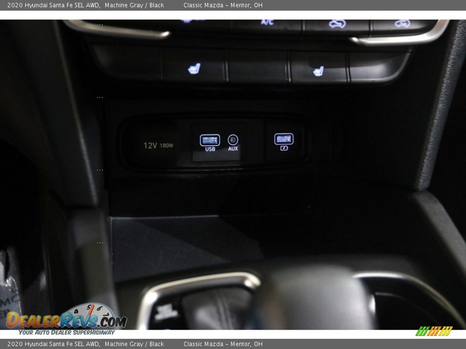 2020 Hyundai Santa Fe SEL AWD Machine Gray / Black Photo #12