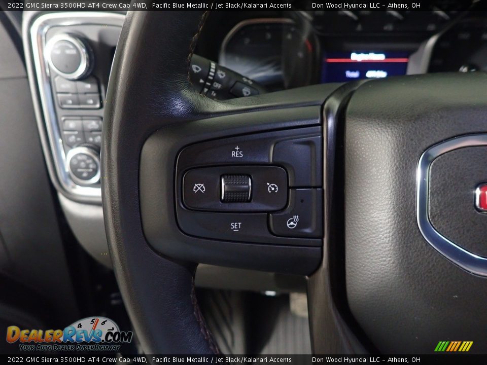 2022 GMC Sierra 3500HD AT4 Crew Cab 4WD Pacific Blue Metallic / Jet Black/Kalahari Accents Photo #26