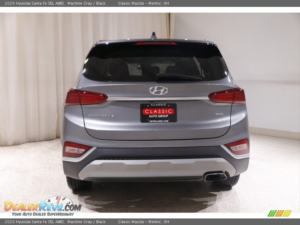 2020 Hyundai Santa Fe SEL AWD Machine Gray / Black Photo #17