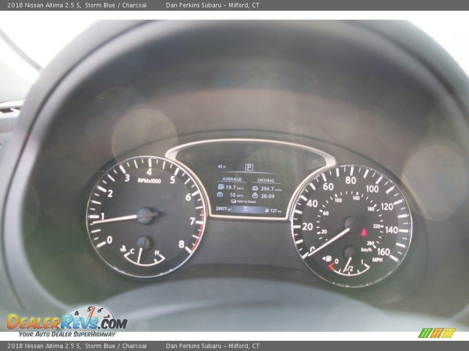 2018 Nissan Altima 2.5 S Storm Blue / Charcoal Photo #17