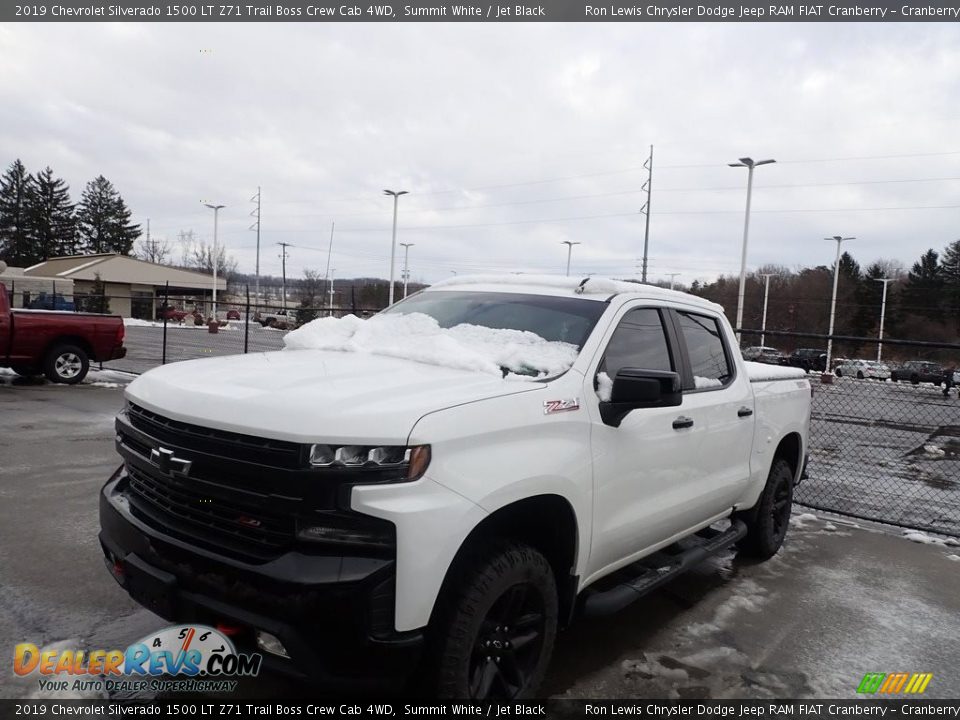 2019 Chevrolet Silverado 1500 LT Z71 Trail Boss Crew Cab 4WD Summit White / Jet Black Photo #3