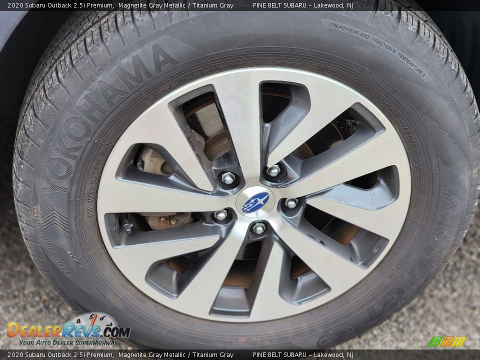 2020 Subaru Outback 2.5i Premium Magnetite Gray Metallic / Titanium Gray Photo #10