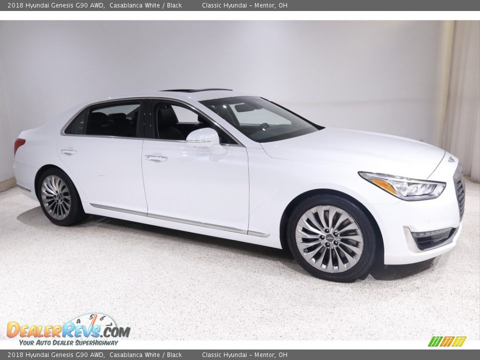 Casablanca White 2018 Hyundai Genesis G90 AWD Photo #1