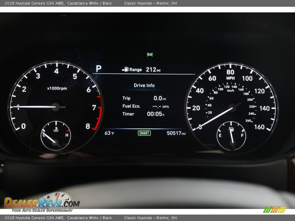 2018 Hyundai Genesis G90 AWD Gauges Photo #8