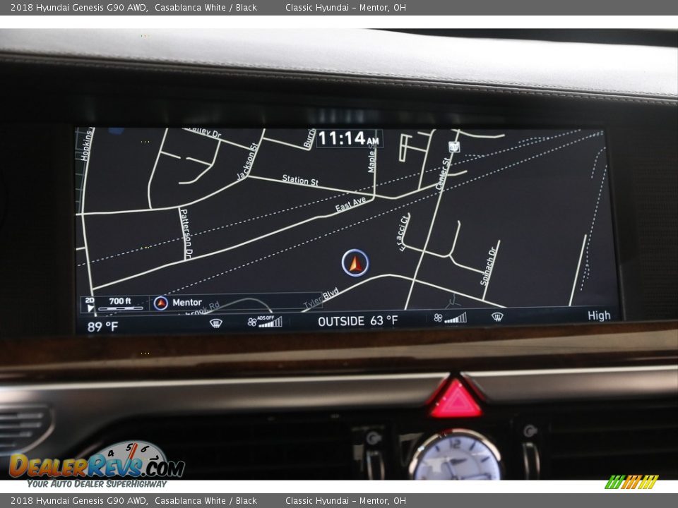 Navigation of 2018 Hyundai Genesis G90 AWD Photo #10