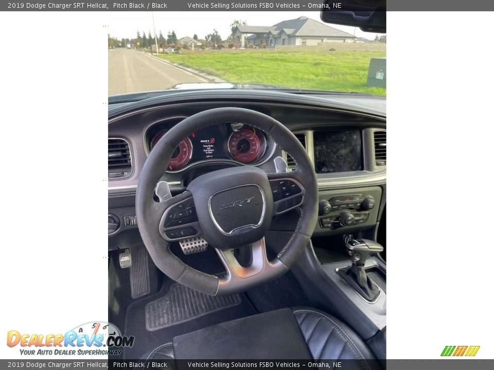 2019 Dodge Charger SRT Hellcat Pitch Black / Black Photo #3