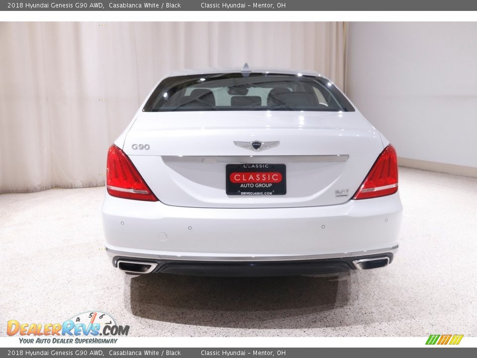 2018 Hyundai Genesis G90 AWD Casablanca White / Black Photo #24