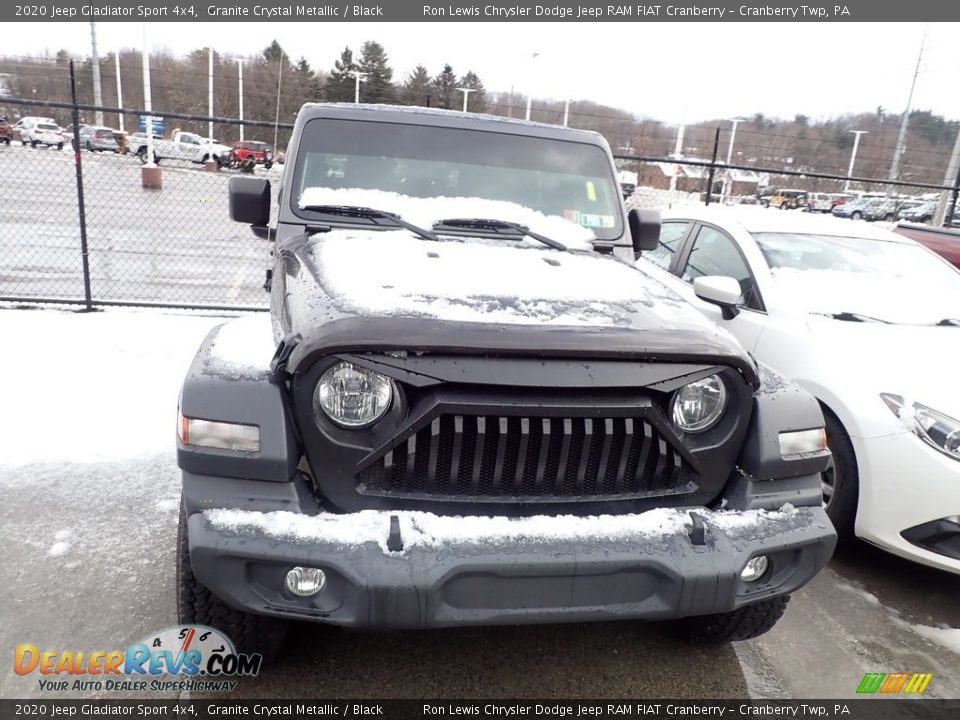 2020 Jeep Gladiator Sport 4x4 Granite Crystal Metallic / Black Photo #2